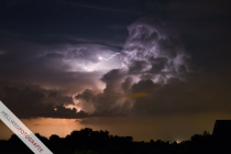 Gewitter über der Lippe