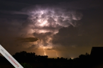 Gewitter über der Lippe